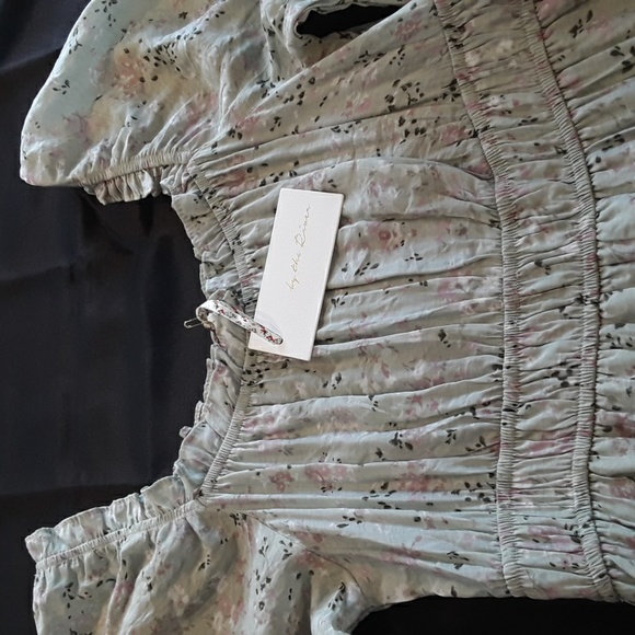 By the river long sleeve rayon dress size large new - Picture 2 of 6